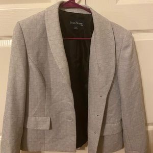 Black& White Printed Blazer